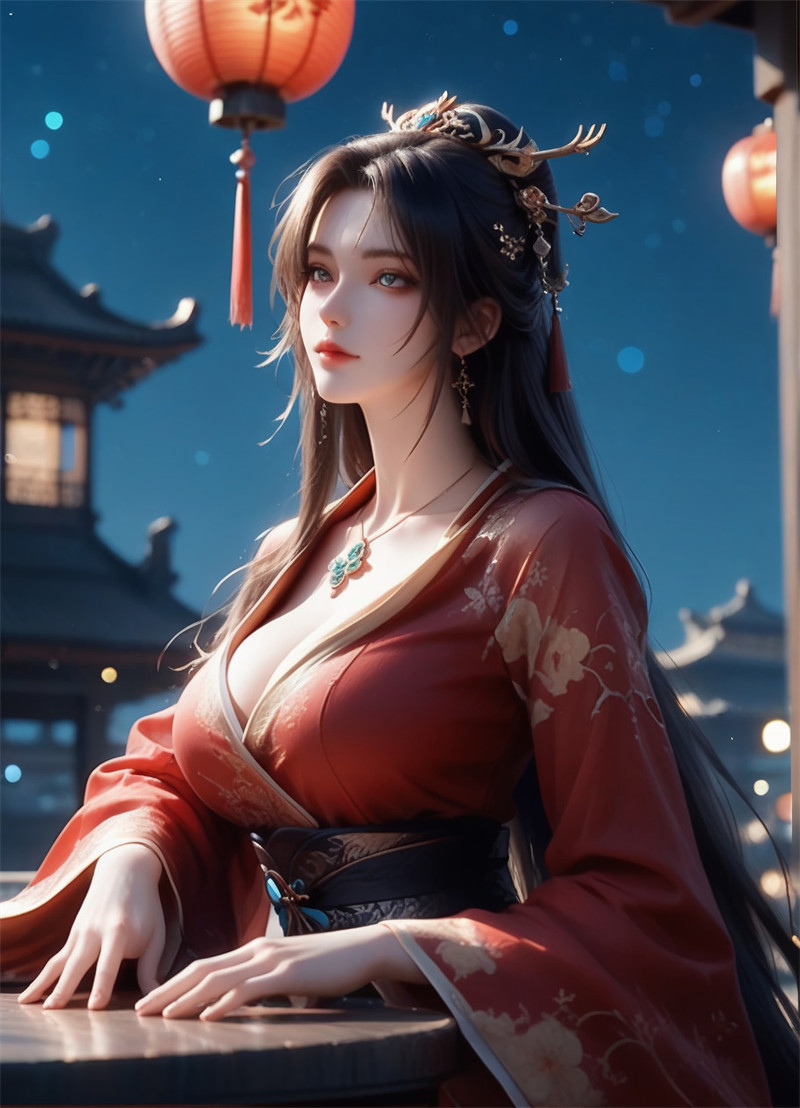 [69]精致AI绘画-神国之上-红衣皇女-涩涩