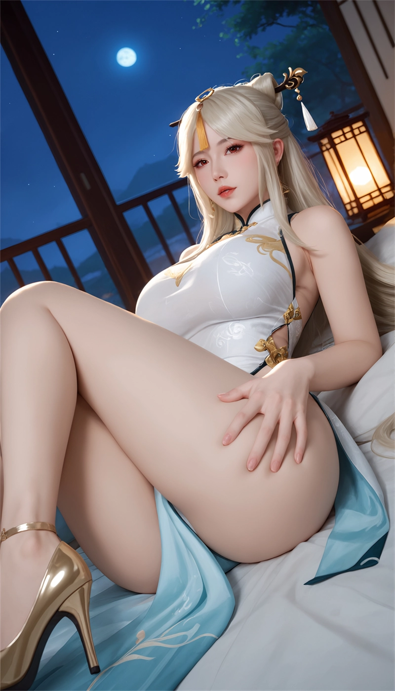 [105]精致AI绘画-原神-凝光性感写真