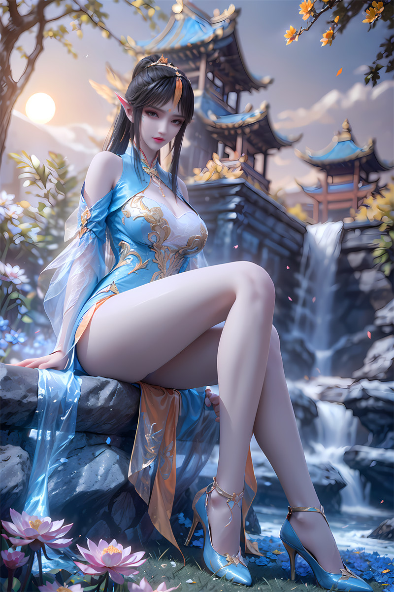 [第一千一百一十九期] [斗破苍穹] [凤清儿 · 系列五] 制服美腿 [24P]