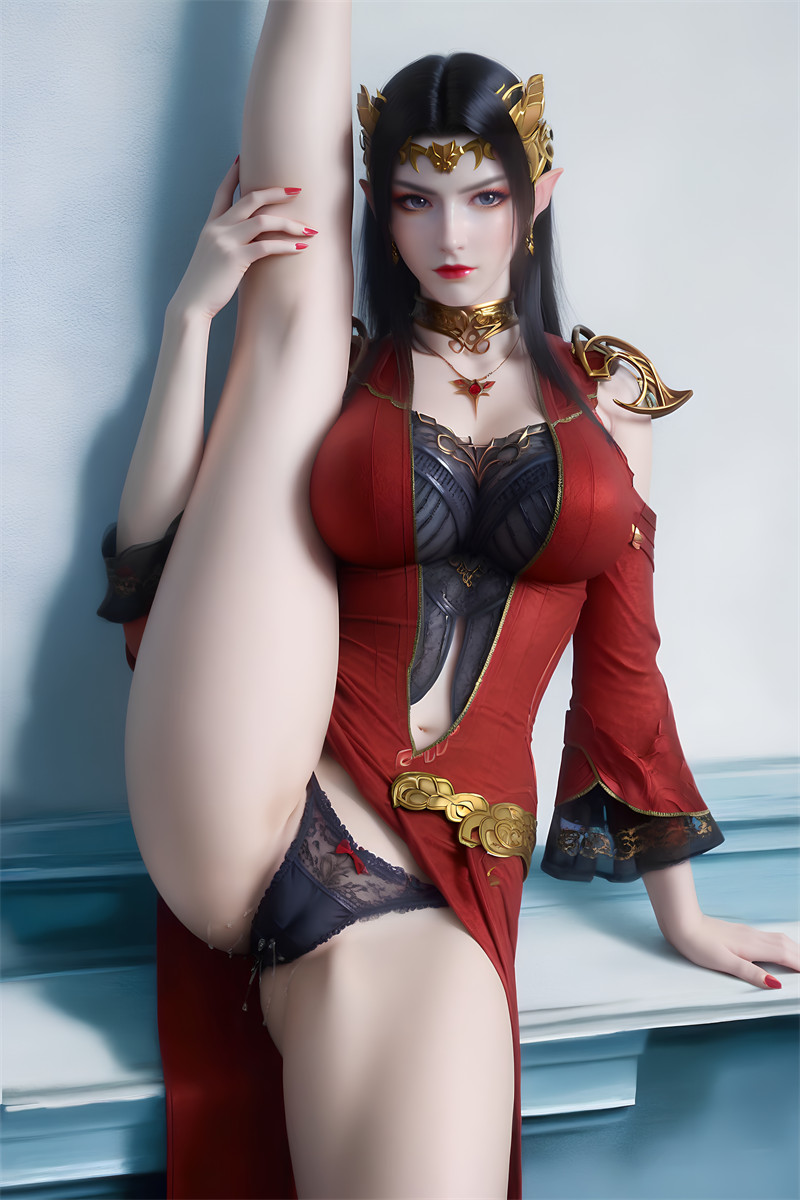 [125]精致AI绘画-斗破苍穹-美杜莎-制服大长腿