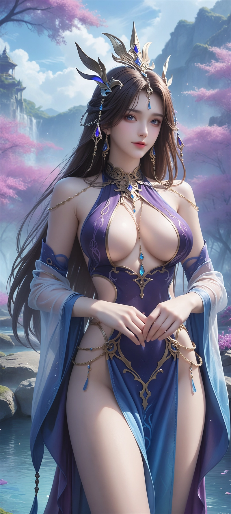 [76]精致AI绘画-完美世界-凰女-涩涩