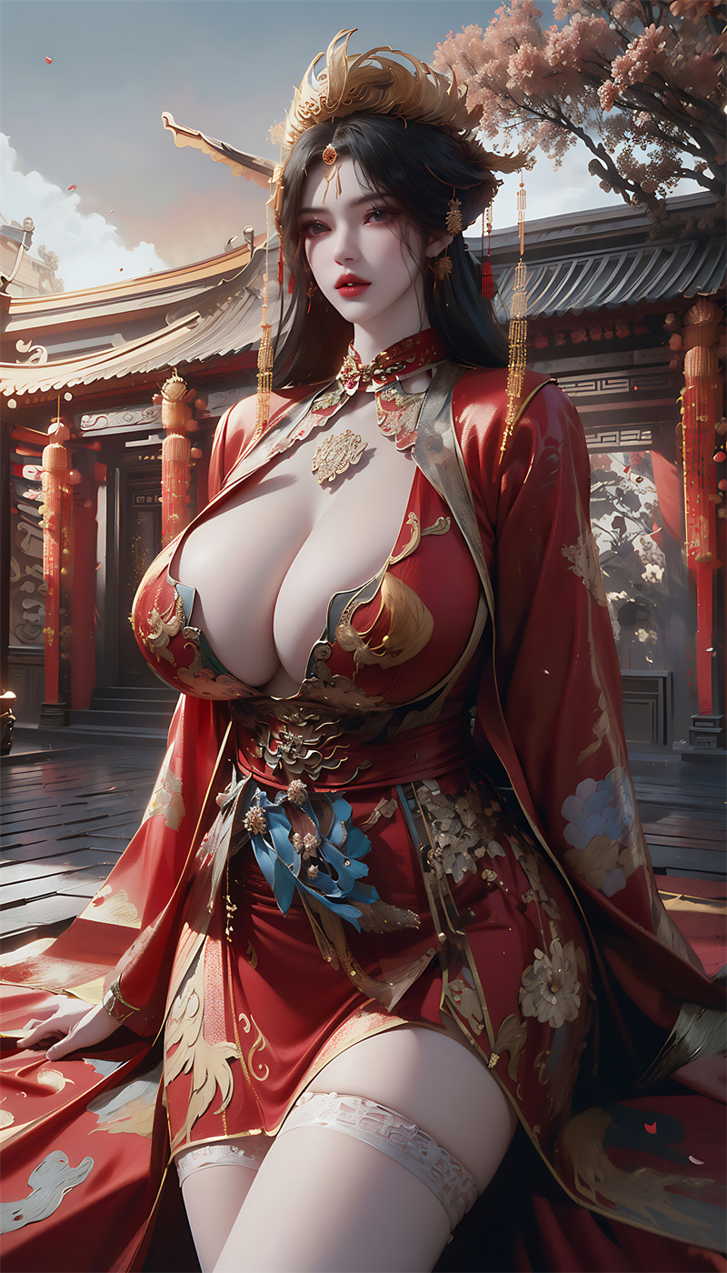 [第一千一百零四期] [仙逆] [李慕婉 · 系列三十四] 爆乳婚服 [194P]