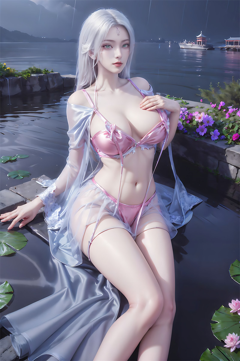 [第一千六十六期] [诛仙] [小白 · 系列九] 薄纱比基尼 [33P]