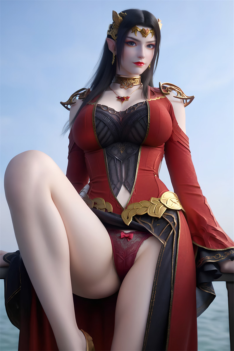 [125]精致AI绘画-斗破苍穹-美杜莎-制服大长腿