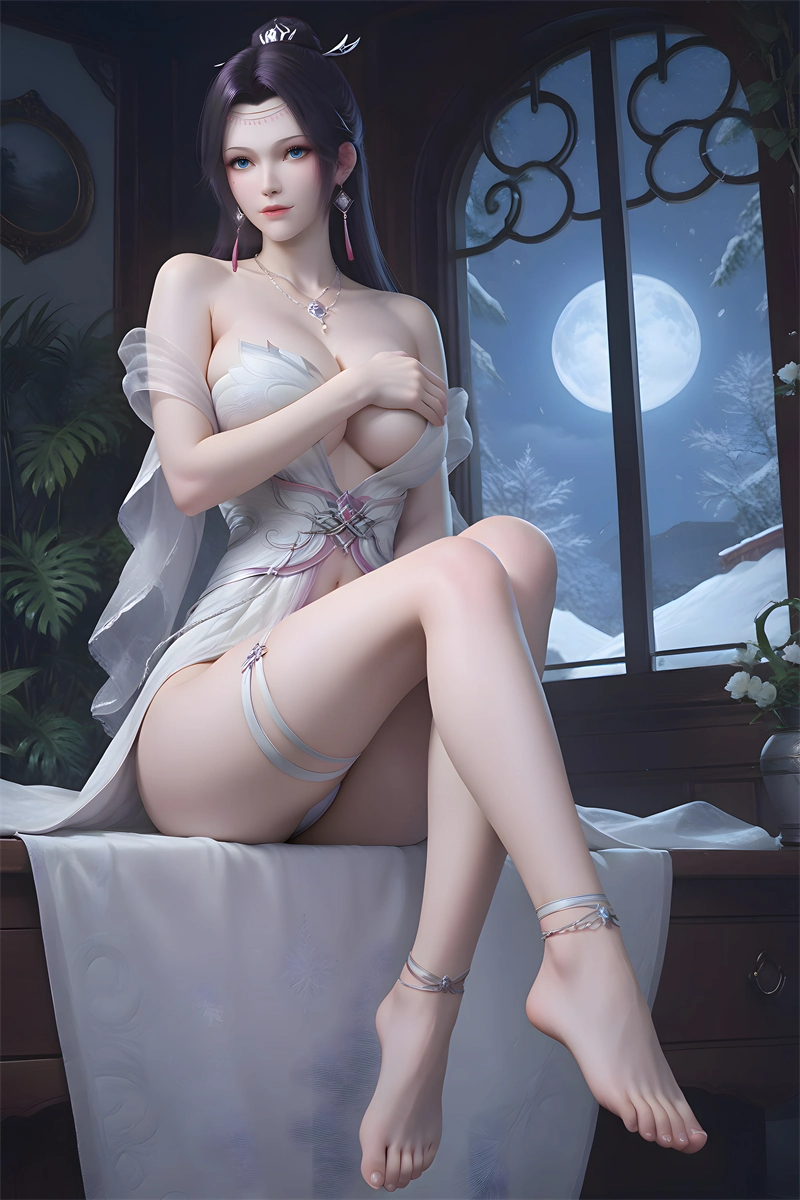 [45]精致AI绘画-斗破苍穹-云韵-白嫩大长腿