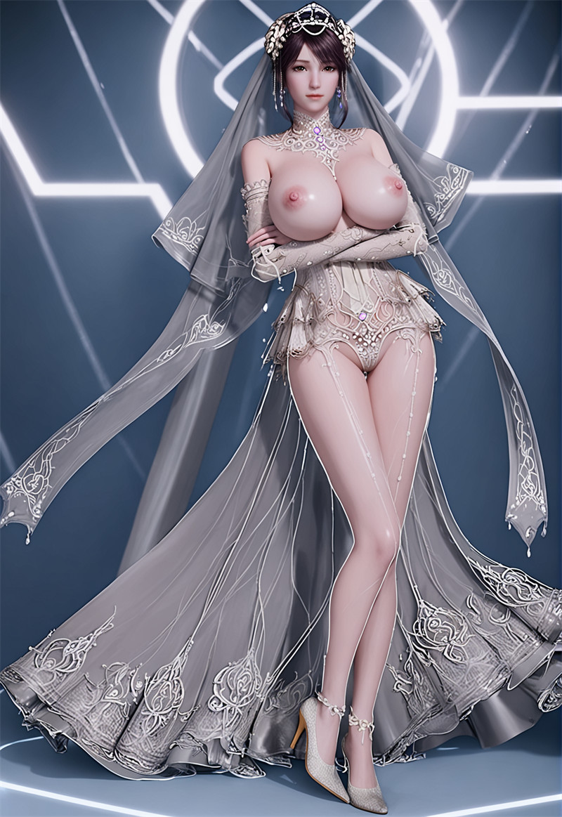 [第3210期] [吞噬星空] [徐欣 · 系列三十七] 巨乳婚纱涩涩 [310P]