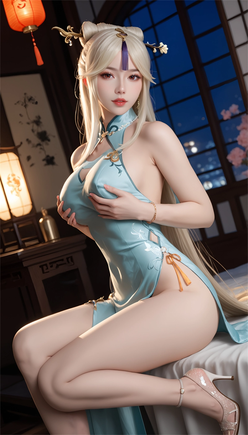 [105]精致AI绘画-原神-凝光性感写真
