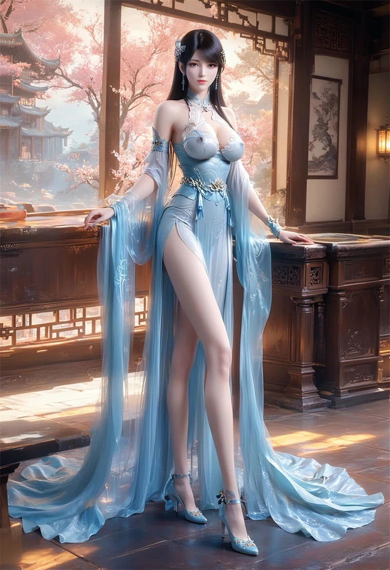 [109]精致AI绘画-斗破苍穹-萧薰儿-长裙涩涩
