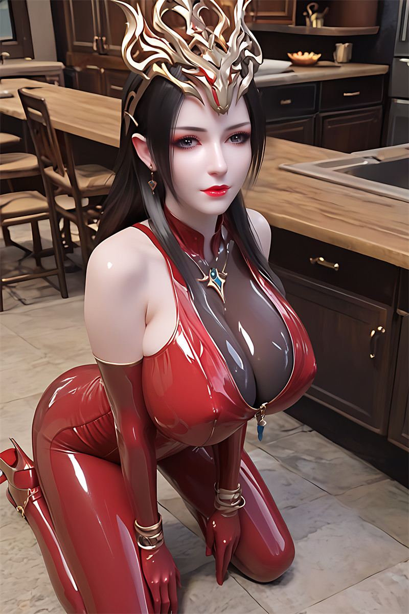 [第3298期] [斗破苍穹] [美杜莎 · 系列六十一] 巨乳皮衣诱惑 [99P]