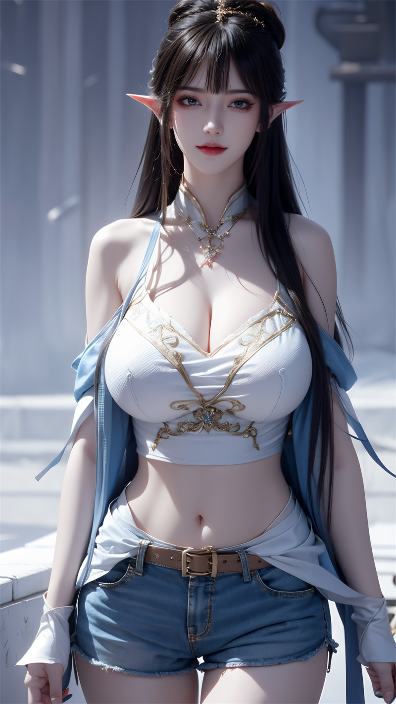 [第一千一百一十五期] [斗破苍穹] [凤清儿 · 系列一] 牛仔短裤 [101P]
