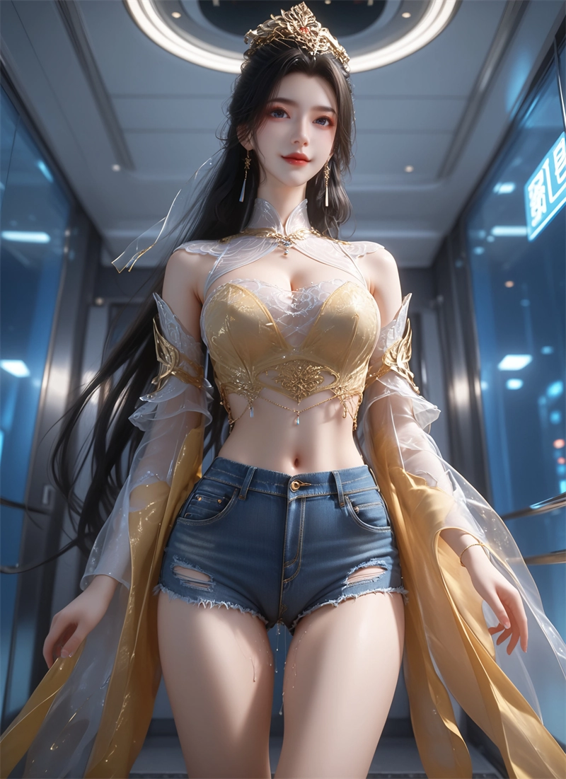 [110]精致AI绘画-长生界-赵琳儿-大长腿